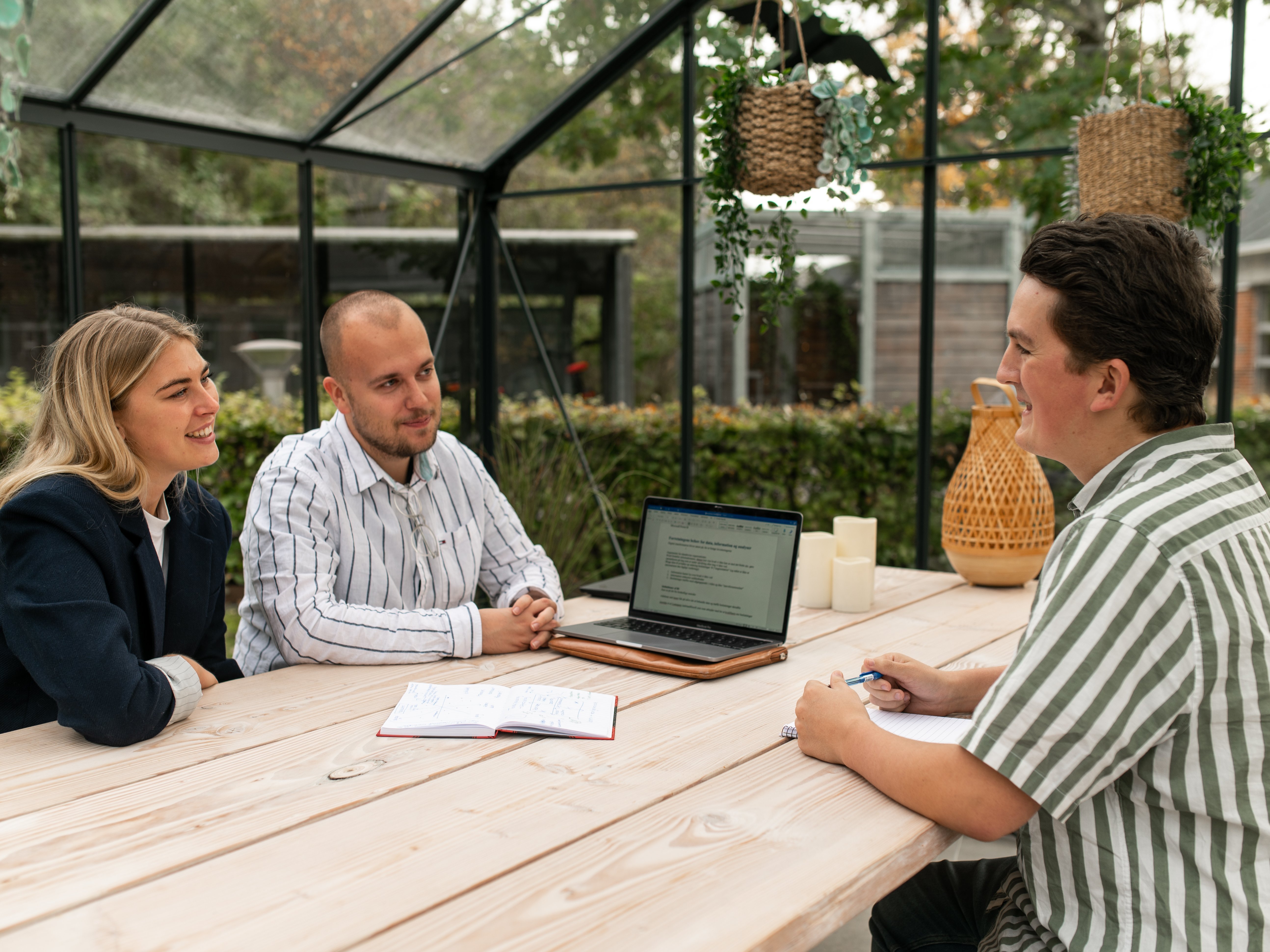 Studerende fra cand.it.-uddannelsen i it-ledelse. Foto: AAU (William Holler Brændstrup) Studerende fra cand.it.-uddannelsen i It-ledelse. Foto: Aalborg Universitet (William Holler Brændstrup)
